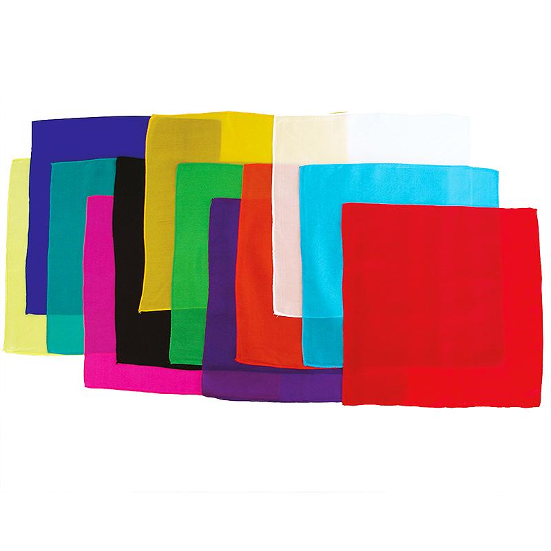 Foulards di seta cm 30X30 - Busta assortita di 12