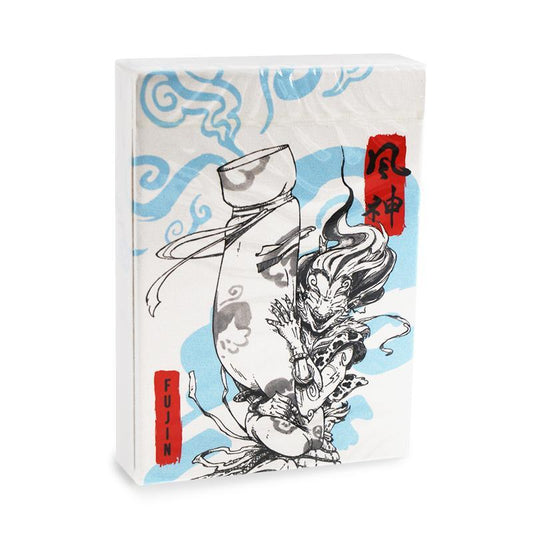 Fujin & Raijin Playing Cards - Blue