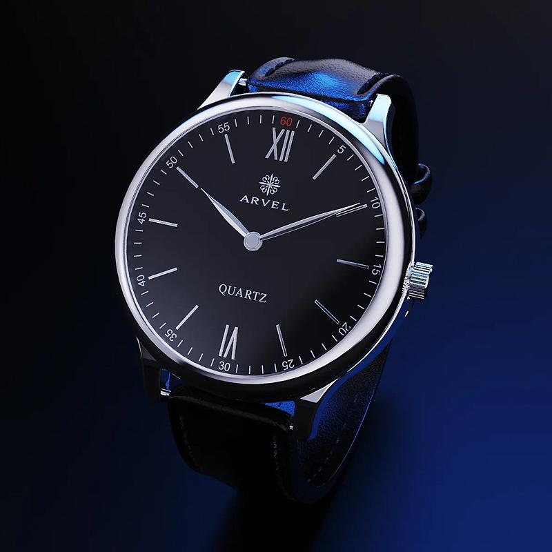 Iarvel Watch Black/Silver