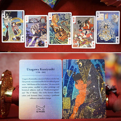 Kuniyoshi Playing Cards by 52 MUSÉE - Standard Edition
