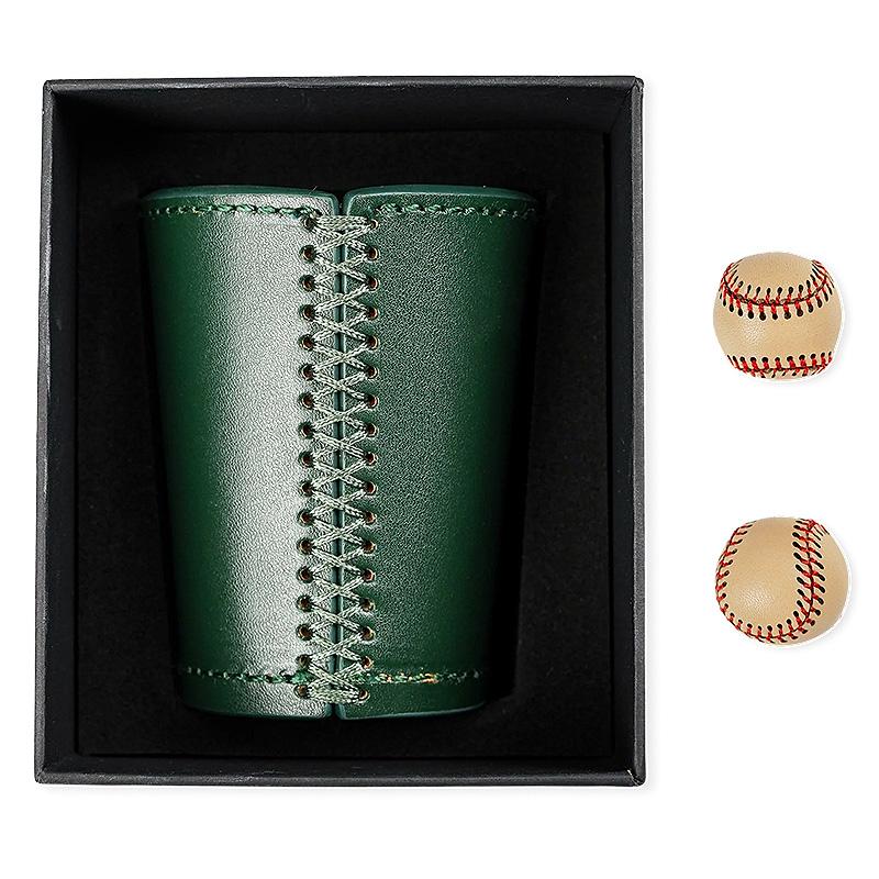 Leather Chop Cup by TCC (Deep Forest Green)