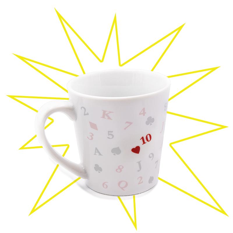 Magic Prediction Mug - 10 di cuori