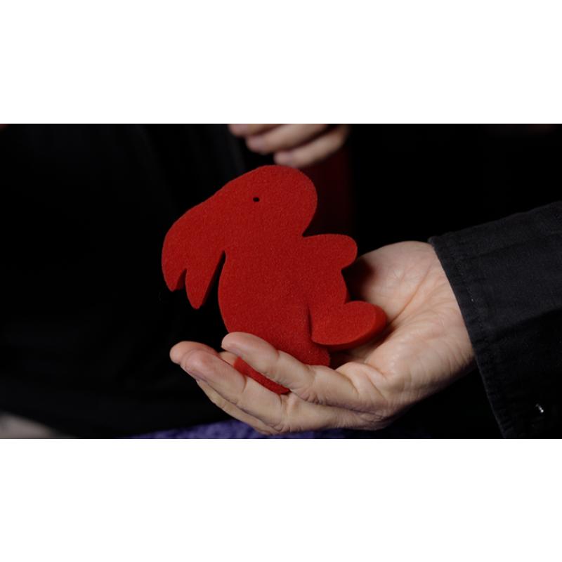 Magic Sponge Bunny Rabbit Set (Red) by Murphy's Magic