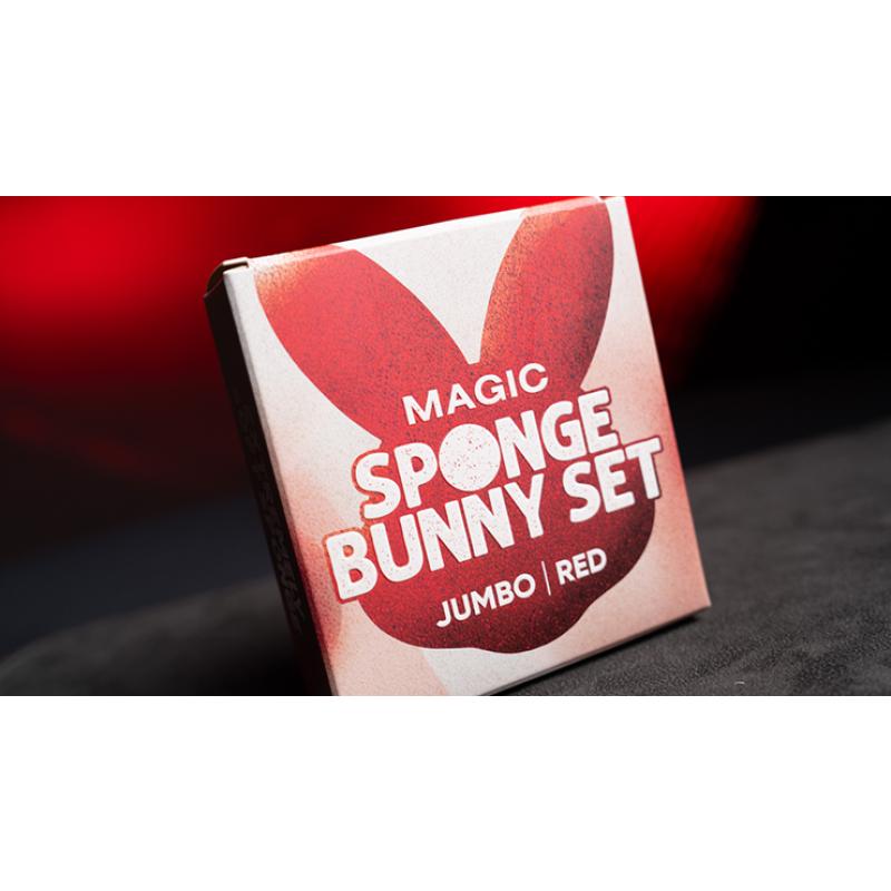 Magic Sponge Bunny Rabbit Set (Red) by Murphy\'s Magic