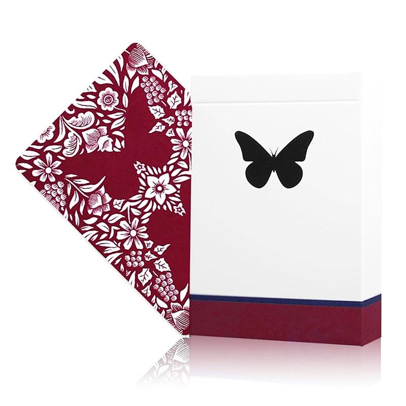 Original 3rd Edition Butterfly Playing Cards  with video tutorials - Red (marked)