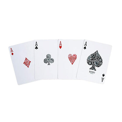 Original 3rd Edition Butterfly Playing Cards  with video tutorials - Blue (marked)