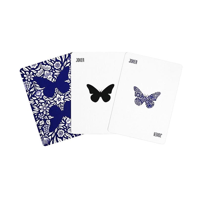 Original 3rd Edition Butterfly Playing Cards  with video tutorials - Blue (marked)