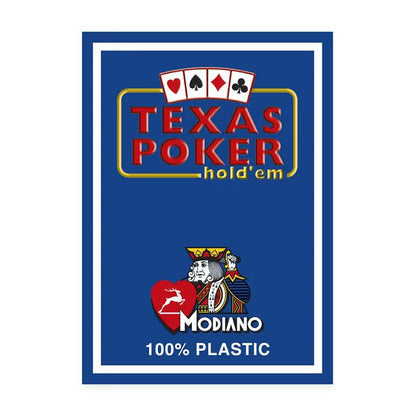Mazzo Modiano - Texas Poker 2 Jumbo index Blu