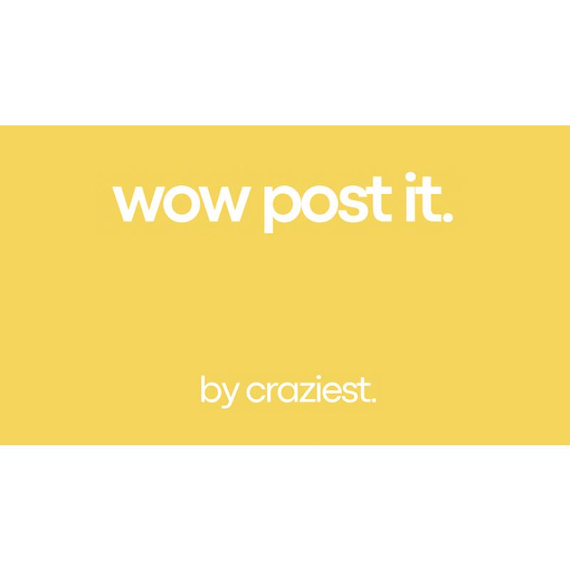 WOW Post-it by Craziest