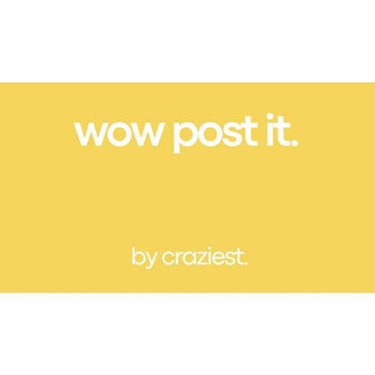 WOW Post-it by Craziest