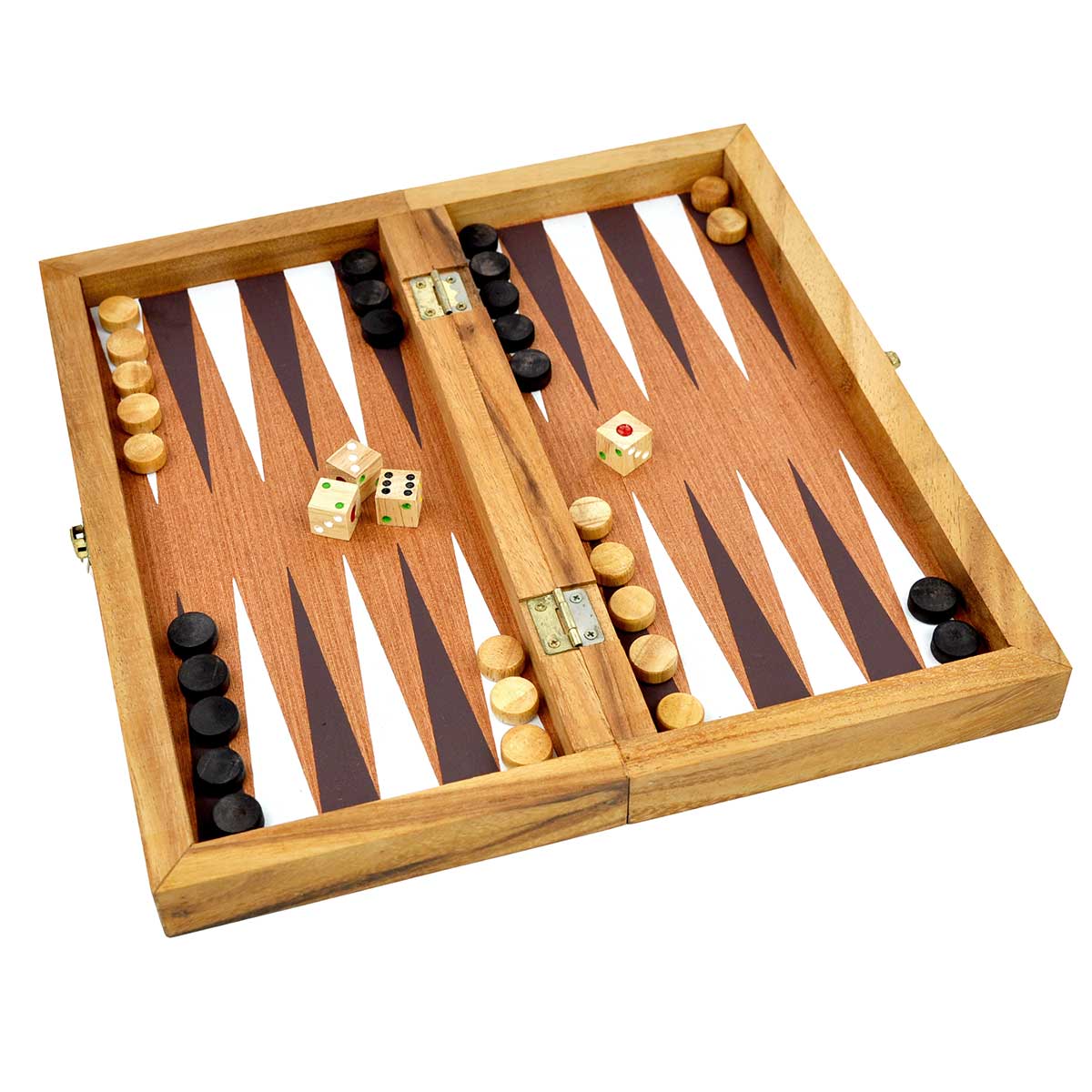 SCACCHI + DAMA + BACKGAMMON 3 IN 1
