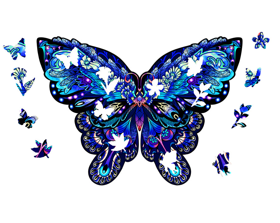 FARFALLA DELLA NOTTE MANDALA PUZZLE 110 PCS (*)