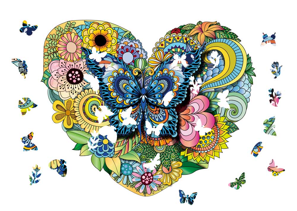 MANDALA PUZZLES - LA FARFALLA