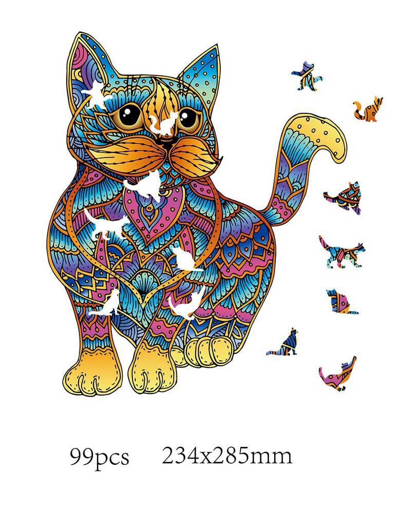 MANDALA PUZZLES - IL GATTO
