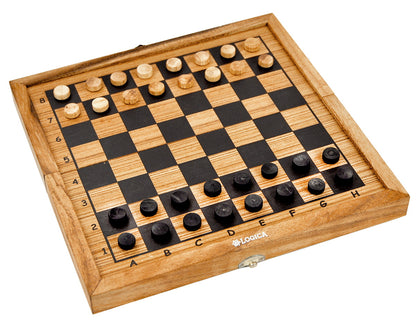SCACCHI + DAMA + BACKGAMMON 3 IN 1