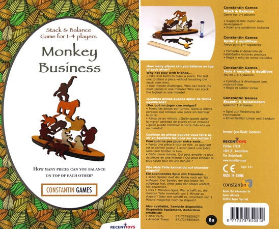 STACK & BALANCE - IL BUSINESS DELLE SCIMMIE - MONKEY BUSINESS