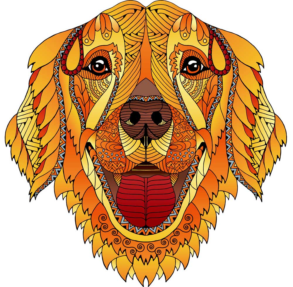MANDALA PUZZLES - IL CANE