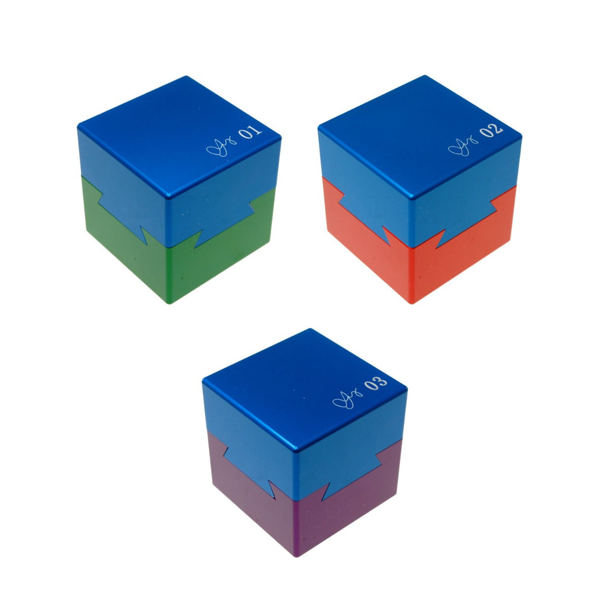 DOVETAIL CUBE BOX #01 #02 #03