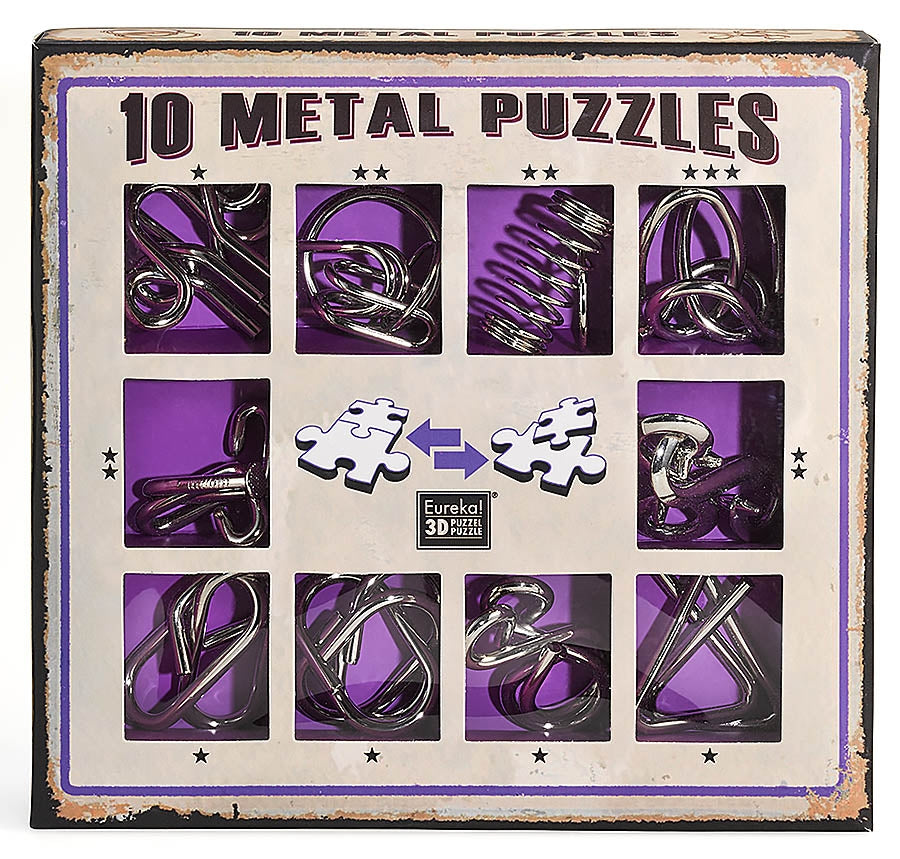 SET 10 ROMPICAPO METALLO EUREKA - SET VIOLA