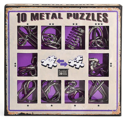 SET 10 ROMPICAPO METALLO EUREKA - SET VIOLA