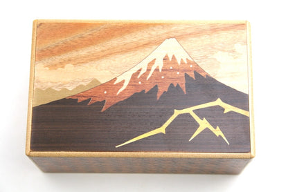 YOSEGI BOX KAMINARI-FUJI AND TSUBAKI - 21 STEPS