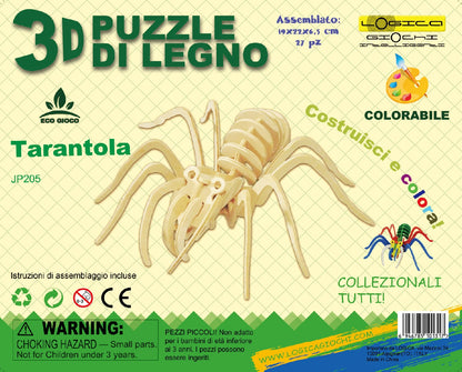 TARANTOLA - TARANTULA 2D PUZZLE - LOGICA GIOCHI EDITION
