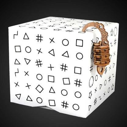 CONFEZIONE REGALO SEGRETO CON LUCCHETTO - SECRET GIFT BOX WITH PADLOCK