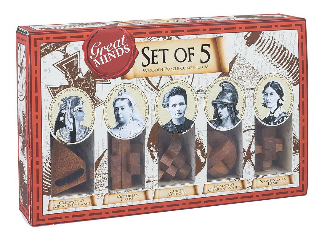 SET LEGNO 5 IN 1 - GRANDI CERVELLI - GRANDI DONNE