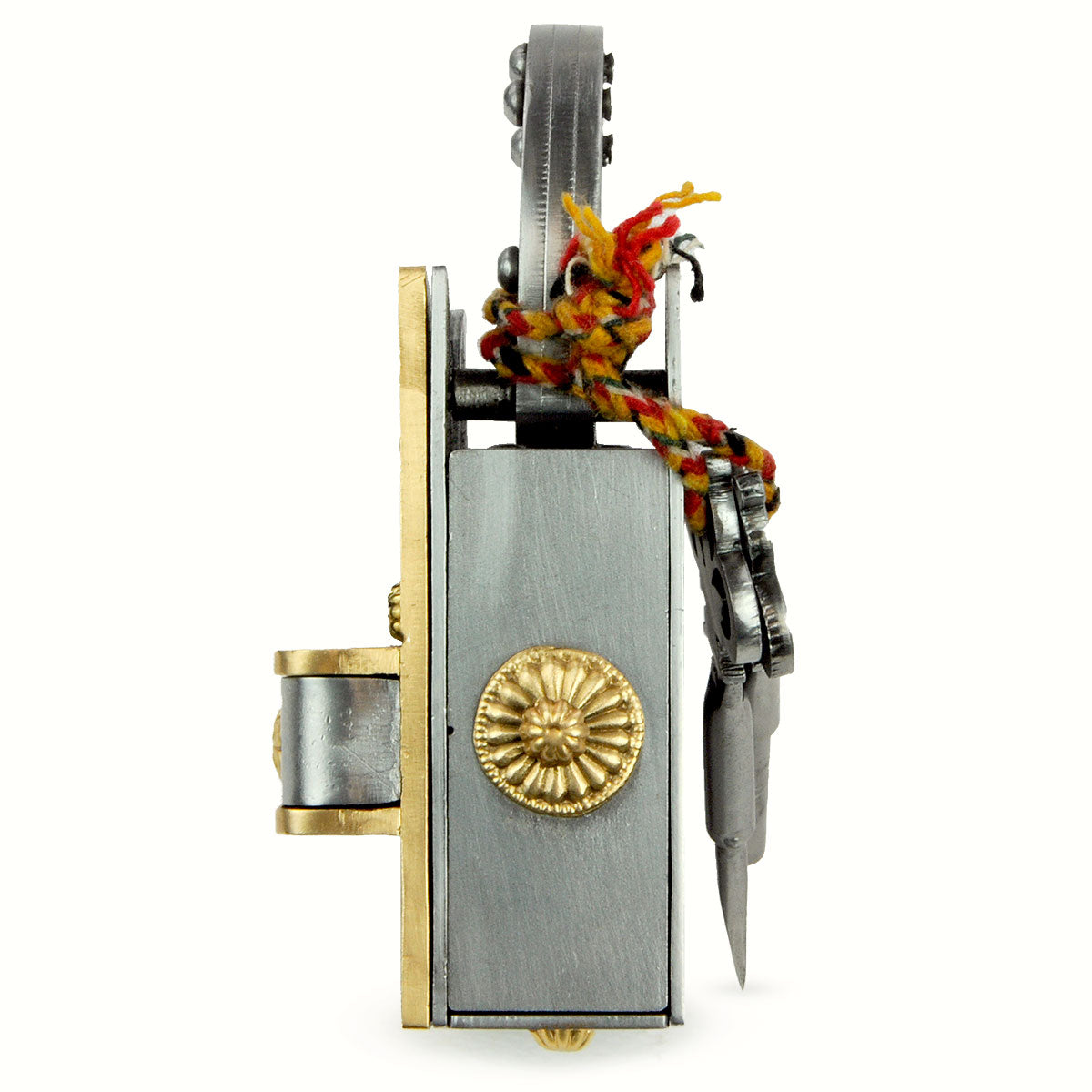 15 STEP IRON PUZZLE LOCK BRASS