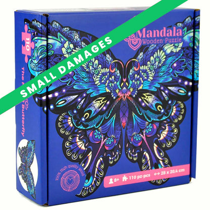 FARFALLA DELLA NOTTE MANDALA PUZZLE 110 PCS (*)