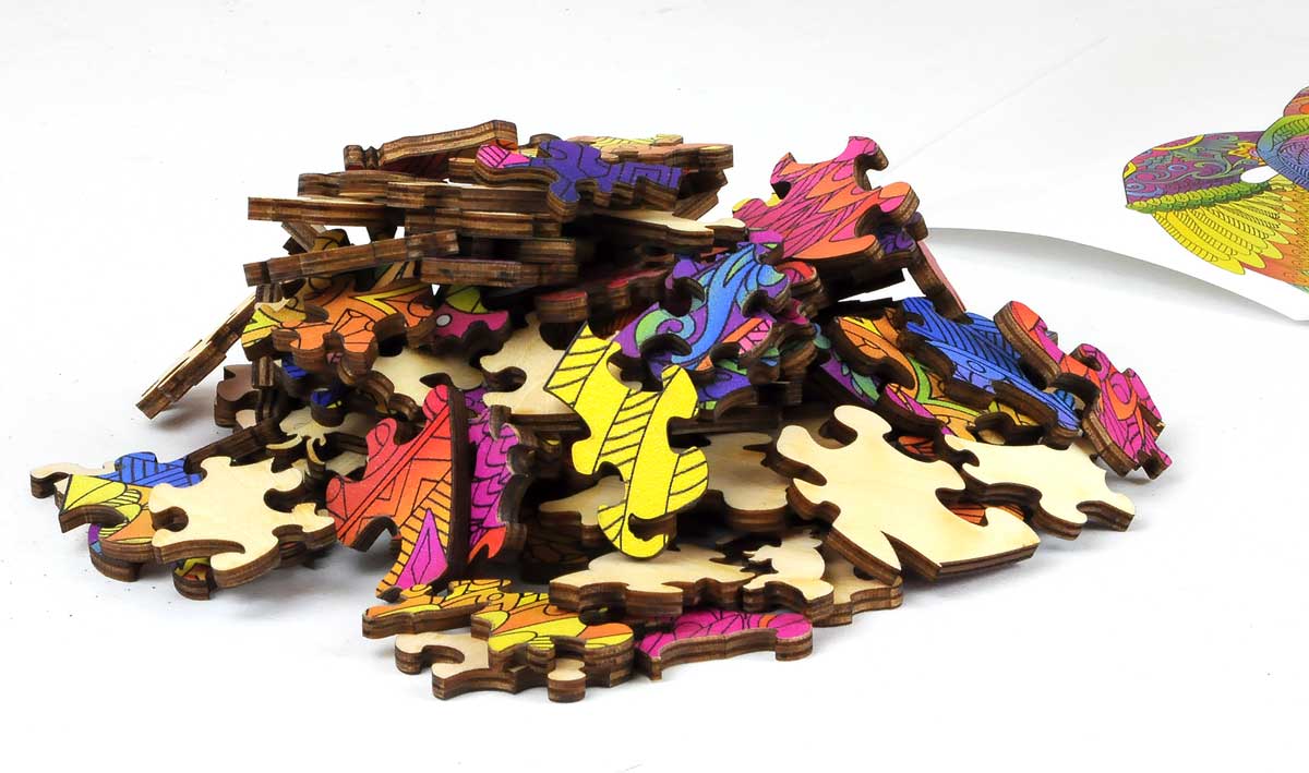 MANDALA PUZZLES - IL FENICOTTERO