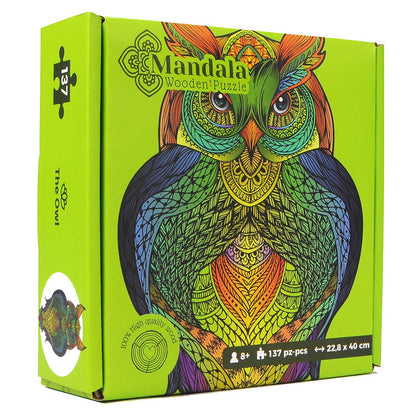 MANDALA PUZZLES - IL GUFO