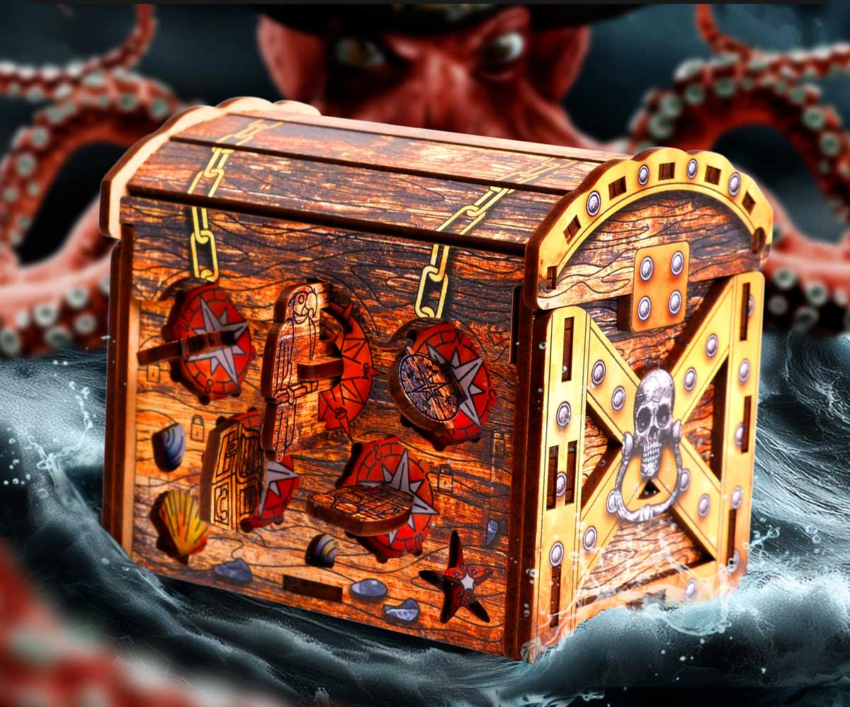 ART PIRATE'S TREASURE CHEST - IL FORZIERE DEL PIRATA