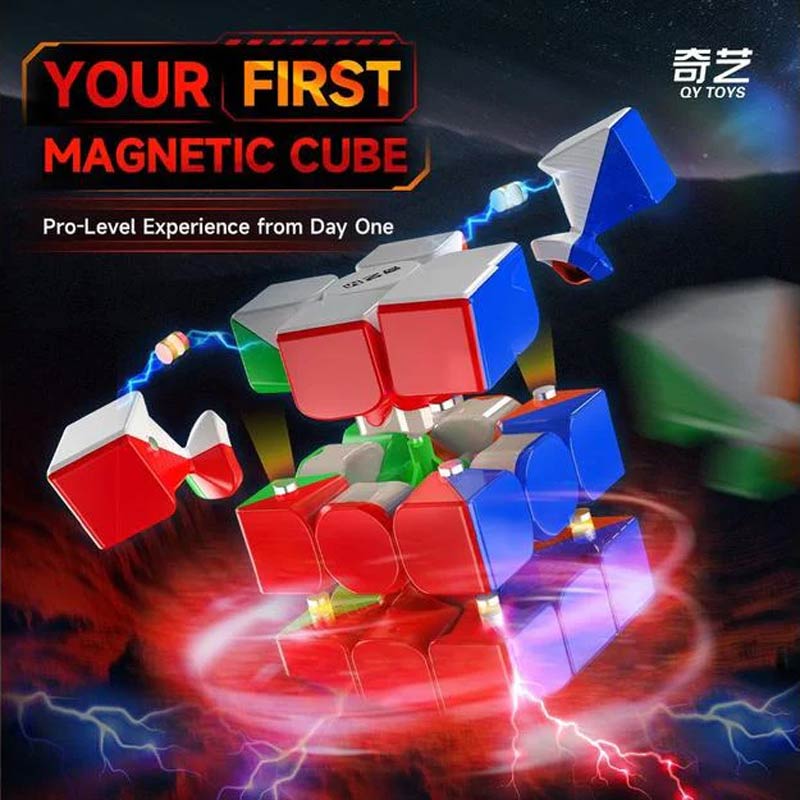 QIYI 3X3 STICKERLESS WARRIOR M - MAGNETICO
