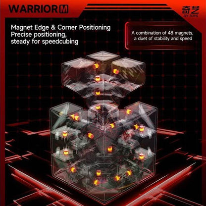 QIYI 3X3 STICKERLESS WARRIOR M - MAGNETICO