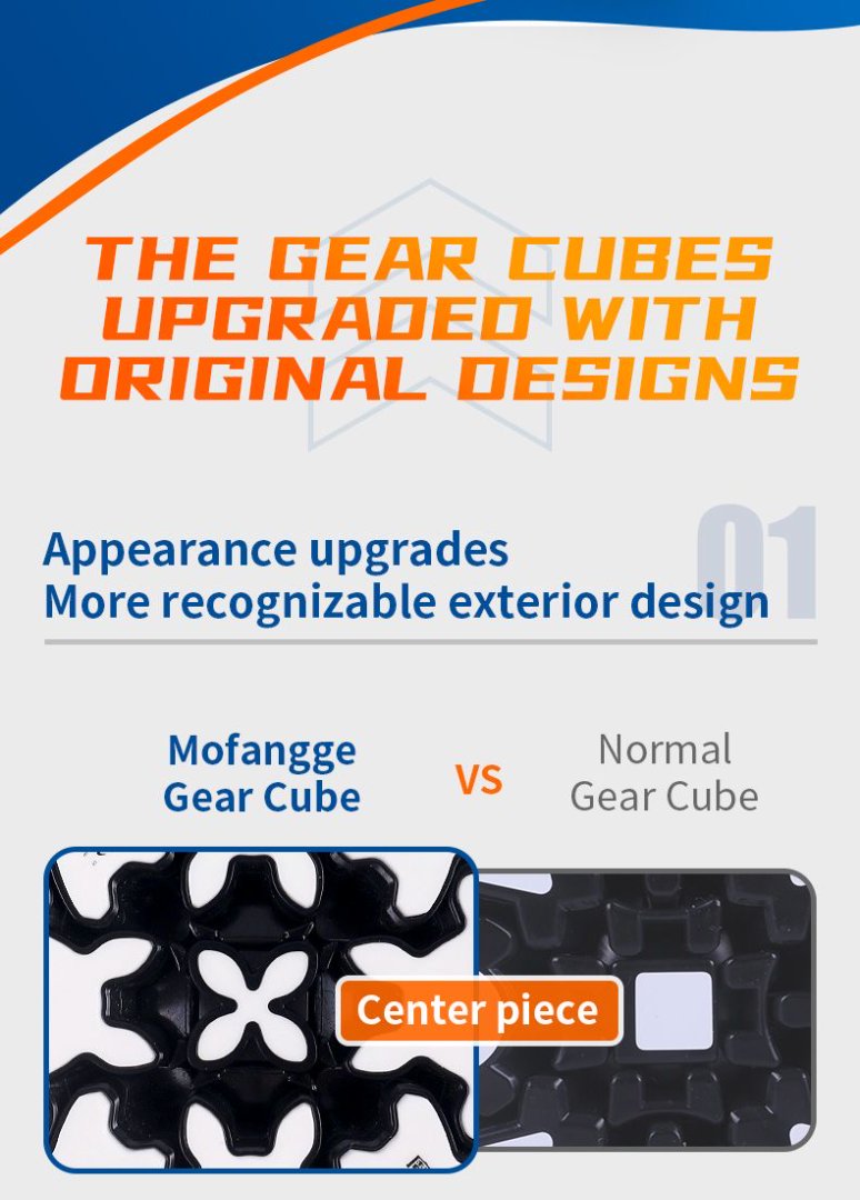 QIYI GEAR CUBE 3X3 (BLISTER)