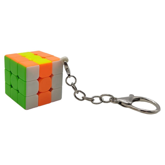 QIYI PORTACHIAVI CUBO 3X3 STICKERLESS
