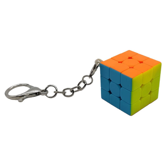 QIYI PORTACHIAVI CUBO 3X3 STICKERLESS