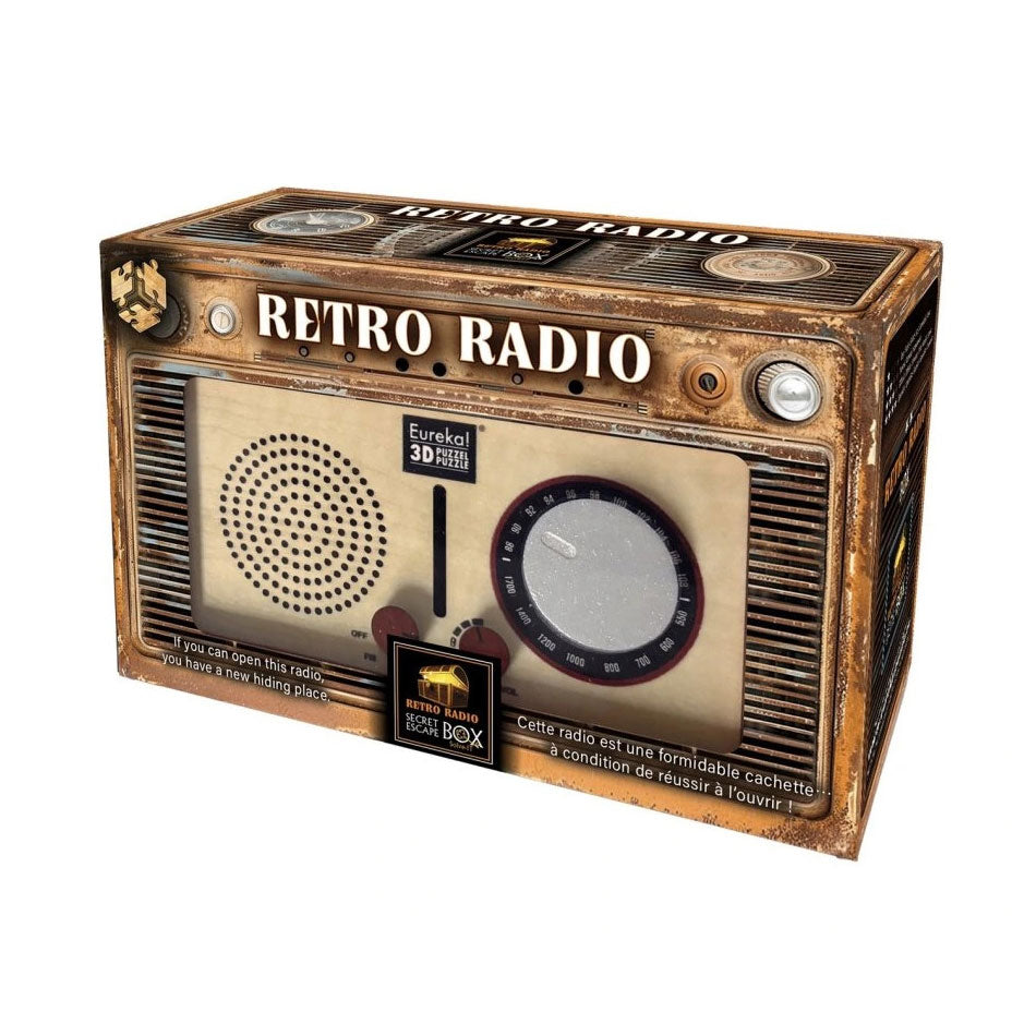 E3D RETRO RADIO SECRET ESCAPE BOX