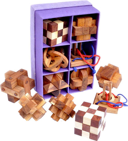 SET LEGNO 6 IN 1 IN SCATOLA CARTA DI RISO