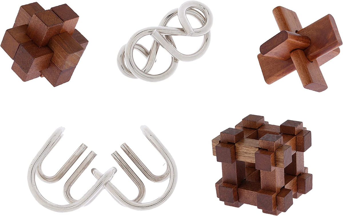 SET LEGNO E METALLO 5 IN 1 - GRANDI CERVELLI - UOMINI