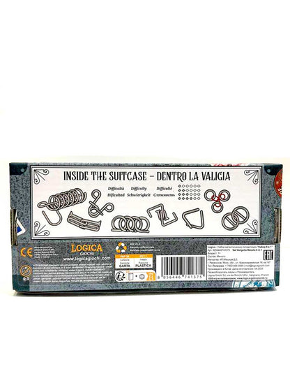 SET 8 IN 1 METALLO VALIGETTA - SERIE VIAGGIATORI