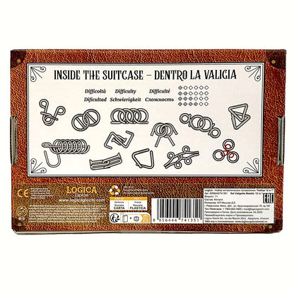 SET 12 IN 1 METALLO VALIGETTA - SERIE VIAGGIATORI