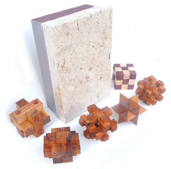 SET LEGNO 6 IN 1 IN SCATOLA CARTA DI RISO