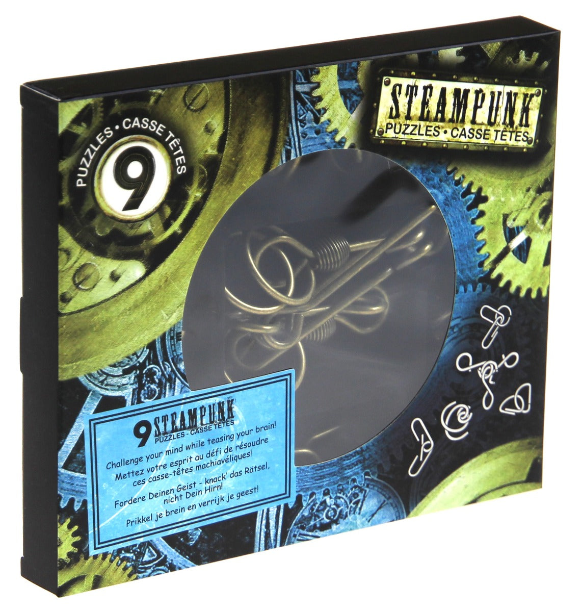 EUREKA STEAMPUNK 9 PUZZLES - SET BLU