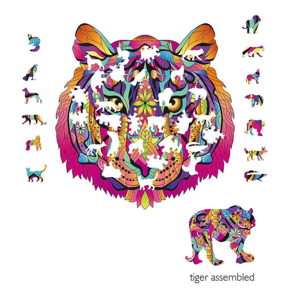 MANDALA PUZZLES - LA TIGRE