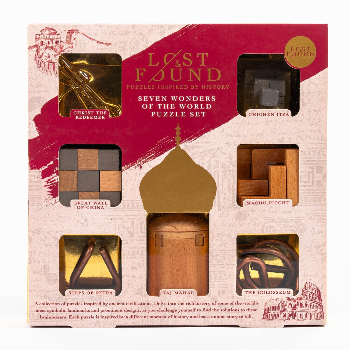 LOST & FOUND - SET ROMPICAPO LE SETTE MERAVIGLIE DEL MONDO