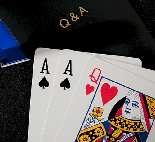 Q & A Jumbo Three Card Monte by TCC