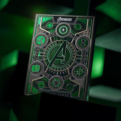 Avengers: GREEN Edition Playing Cards by theory11