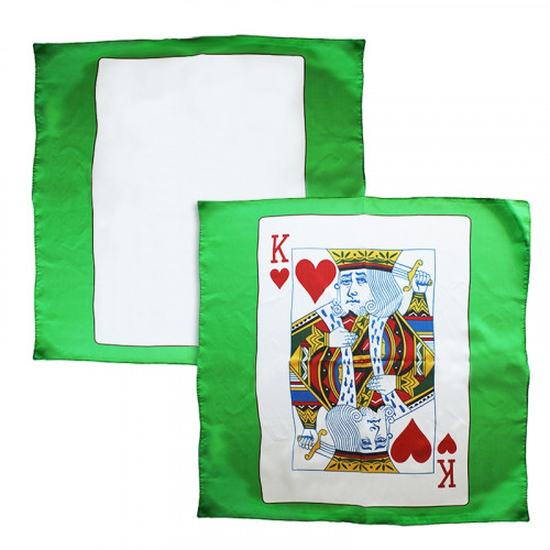 Sitta Card Silk - Verde - Cm 60 x 60 - Set di 2 carte